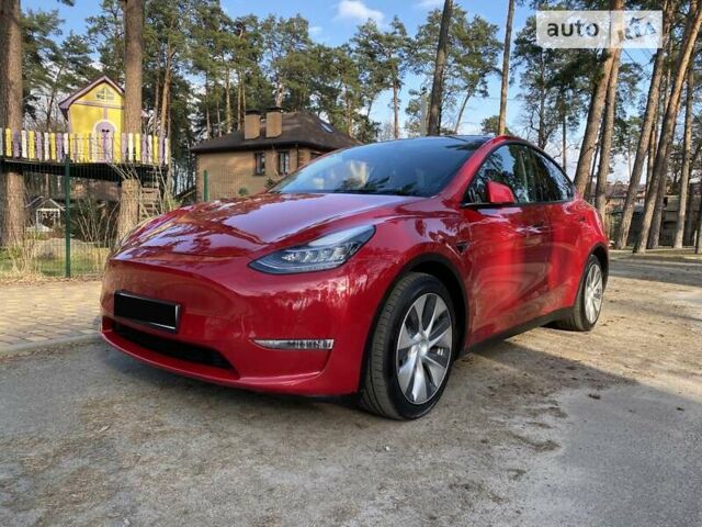 Червоний Тесла Model Y, об'ємом двигуна 0 л та пробігом 82 тис. км за 30600 $, фото 2 на Automoto.ua