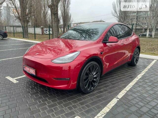 Червоний Тесла Model Y, об'ємом двигуна 0 л та пробігом 9 тис. км за 45700 $, фото 30 на Automoto.ua