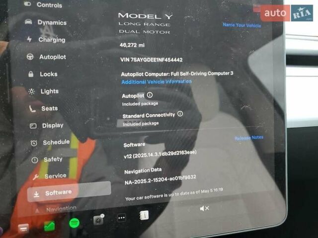 Красный Тесла Model Y, объемом двигателя 0 л и пробегом 75 тыс. км за 26500 $, фото 9 на Automoto.ua