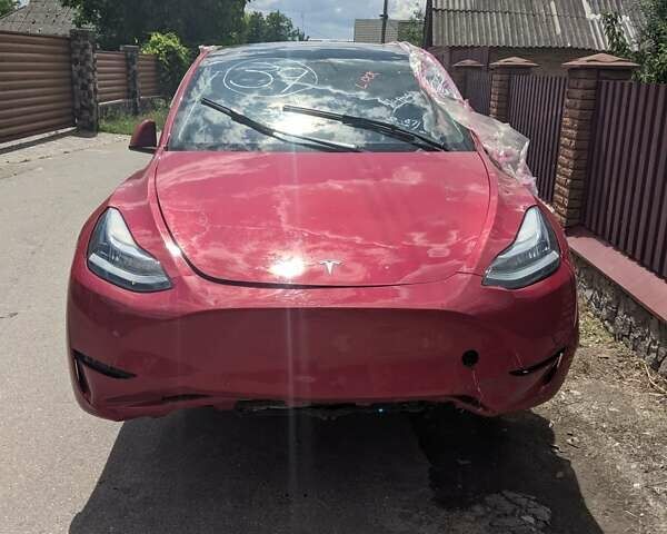 Красный Тесла Model Y, объемом двигателя 0 л и пробегом 50 тыс. км за 27500 $, фото 2 на Automoto.ua