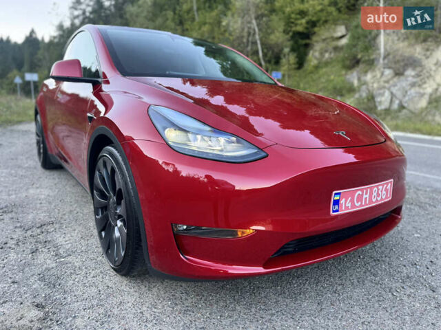 Красный Тесла Model Y, объемом двигателя 0 л и пробегом 40 тыс. км за 29999 $, фото 21 на Automoto.ua