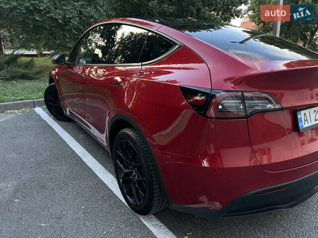 Тесла Model Y 2022 у Броварах на Automoto.ua Червоний Тесла Model Y, об'ємом двигуна 0 л та пробігом 65 тис. км за 32000 $, фото 2 на Automoto.ua