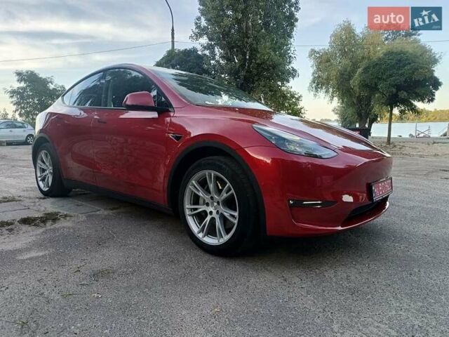 Красный Тесла Model Y, объемом двигателя 0 л и пробегом 133 тыс. км за 23950 $, фото 3 на Automoto.ua