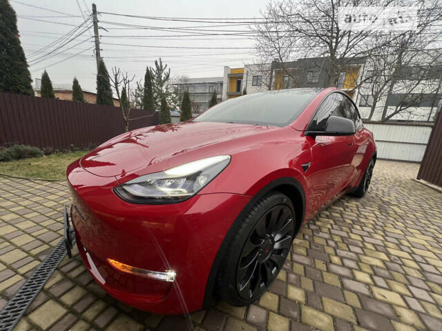 Червоний Тесла Model Y, об'ємом двигуна 0 л та пробігом 17 тис. км за 39900 $, фото 52 на Automoto.ua