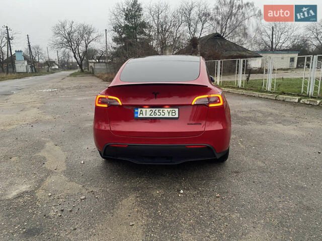 Красный Тесла Model Y, объемом двигателя 0 л и пробегом 70 тыс. км за 27300 $, фото 15 на Automoto.ua