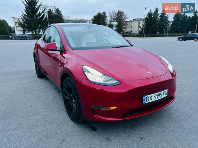 Красный Тесла Model Y, объемом двигателя 0 л и пробегом 78 тыс. км за 24000 $, фото 4 на Automoto.ua