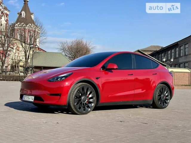 Красный Тесла Model Y, объемом двигателя 0 л и пробегом 9 тыс. км за 43000 $, фото 20 на Automoto.ua