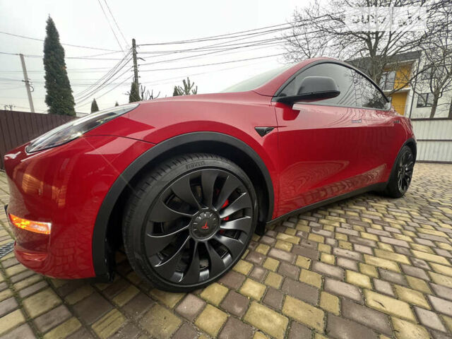 Червоний Тесла Model Y, об'ємом двигуна 0 л та пробігом 17 тис. км за 39900 $, фото 50 на Automoto.ua
