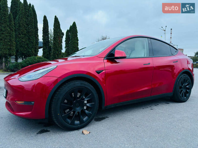 Красный Тесла Model Y, объемом двигателя 0 л и пробегом 78 тыс. км за 24000 $, фото 2 на Automoto.ua