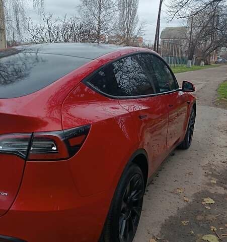 Красный Тесла Model Y, объемом двигателя 0 л и пробегом 51 тыс. км за 27500 $, фото 4 на Automoto.ua