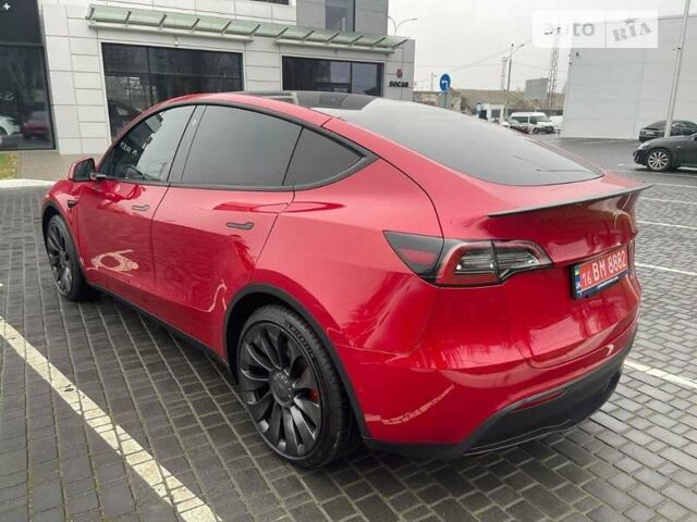 Червоний Тесла Model Y, об'ємом двигуна 0 л та пробігом 9 тис. км за 45700 $, фото 35 на Automoto.ua