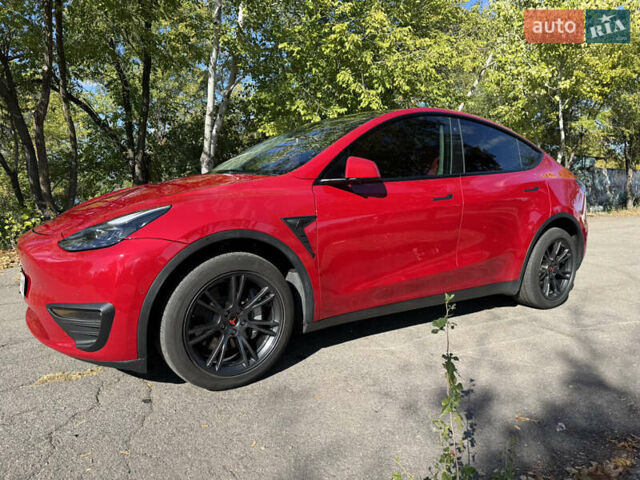 Красный Тесла Model Y, объемом двигателя 0 л и пробегом 81 тыс. км за 31500 $, фото 1 на Automoto.ua