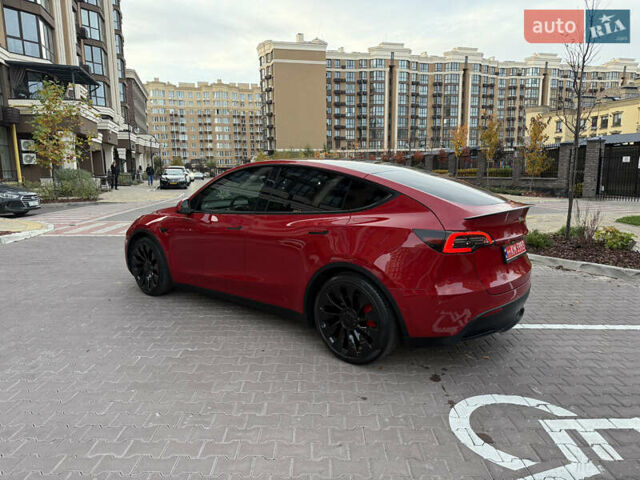 Красный Тесла Model Y, объемом двигателя 0 л и пробегом 41 тыс. км за 25400 $, фото 6 на Automoto.ua