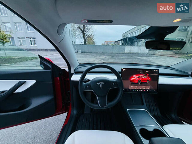 Красный Тесла Model Y, объемом двигателя 0 л и пробегом 78 тыс. км за 24000 $, фото 40 на Automoto.ua