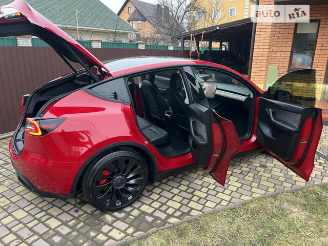 Червоний Тесла Model Y, об'ємом двигуна 0 л та пробігом 17 тис. км за 39900 $, фото 24 на Automoto.ua