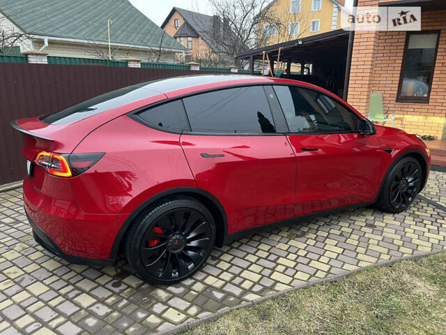 Красный Тесла Model Y, объемом двигателя 0 л и пробегом 17 тыс. км за 41500 $, фото 60 на Automoto.ua