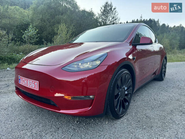 Красный Тесла Model Y, объемом двигателя 0 л и пробегом 40 тыс. км за 29999 $, фото 10 на Automoto.ua