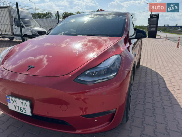 Красный Тесла Model Y, объемом двигателя 0 л и пробегом 71 тыс. км за 23500 $, фото 15 на Automoto.ua
