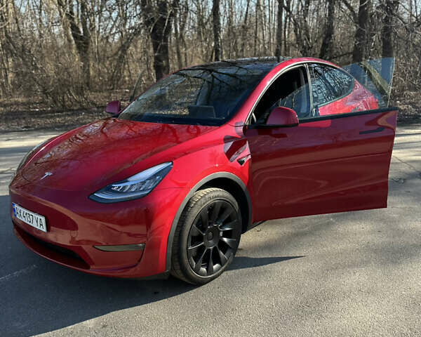 Красный Тесла Model Y, объемом двигателя 0 л и пробегом 40 тыс. км за 35500 $, фото 3 на Automoto.ua