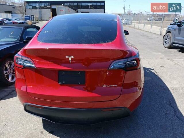 Красный Тесла Model Y, объемом двигателя 0 л и пробегом 38 тыс. км за 21500 $, фото 1 на Automoto.ua