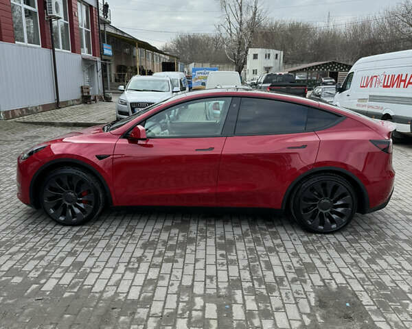 Червоний Тесла Model Y, об'ємом двигуна 0 л та пробігом 50 тис. км за 34999 $, фото 4 на Automoto.ua