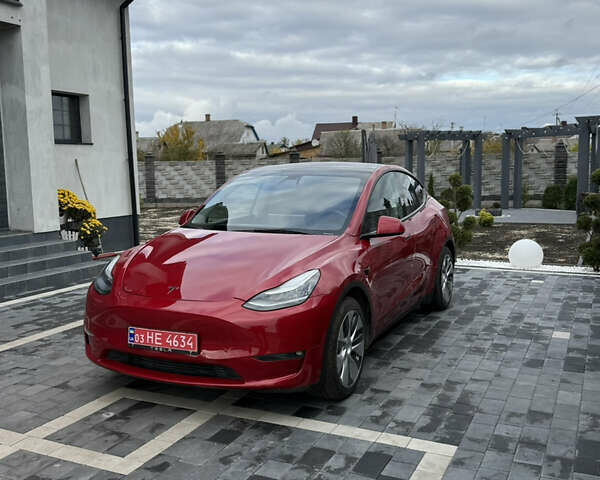 Красный Тесла Model Y, объемом двигателя 0 л и пробегом 137 тыс. км за 24200 $, фото 4 на Automoto.ua