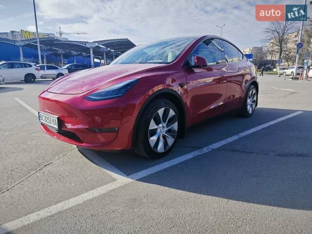 Красный Тесла Model Y, объемом двигателя 0 л и пробегом 54 тыс. км за 27800 $, фото 10 на Automoto.ua