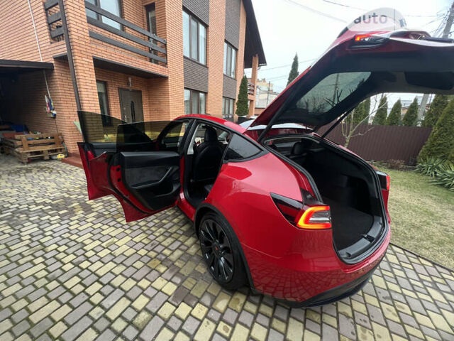 Красный Тесла Model Y, объемом двигателя 0 л и пробегом 17 тыс. км за 41500 $, фото 26 на Automoto.ua