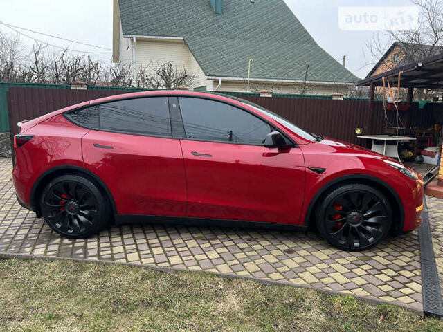 Красный Тесла Model Y, объемом двигателя 0 л и пробегом 17 тыс. км за 41500 $, фото 33 на Automoto.ua