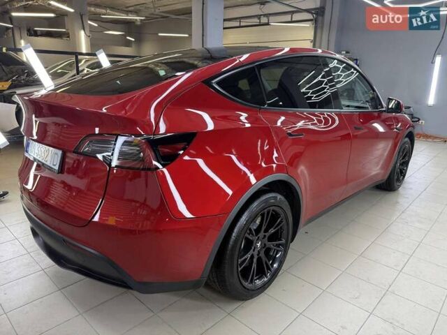 Красный Тесла Model Y, объемом двигателя 0 л и пробегом 37 тыс. км за 31999 $, фото 9 на Automoto.ua