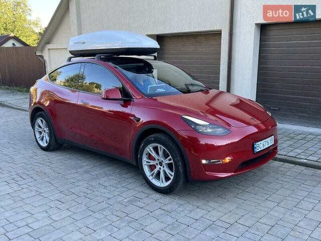 Красный Тесла Model Y, объемом двигателя 0 л и пробегом 46 тыс. км за 28888 $, фото 2 на Automoto.ua