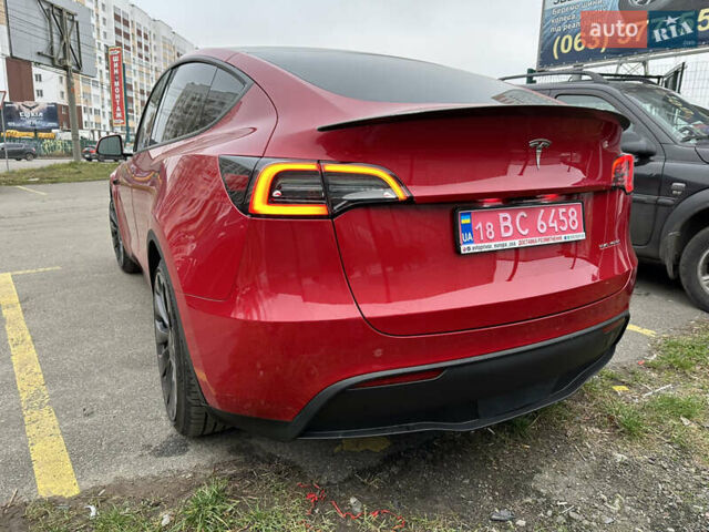 Красный Тесла Model Y, объемом двигателя 0 л и пробегом 54 тыс. км за 27000 $, фото 16 на Automoto.ua