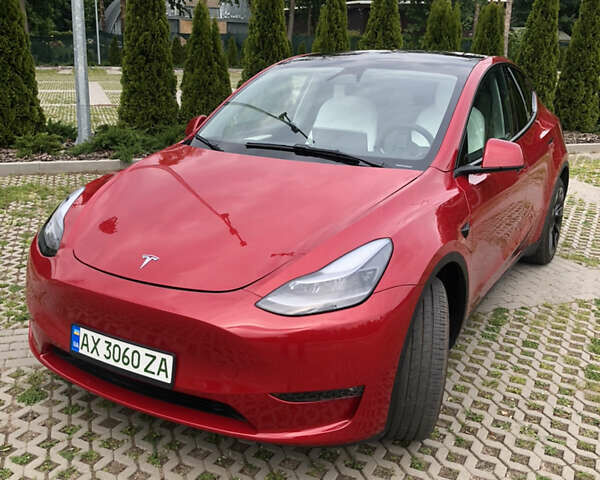 Червоний Тесла Model Y, об'ємом двигуна 0 л та пробігом 6 тис. км за 33300 $, фото 1 на Automoto.ua