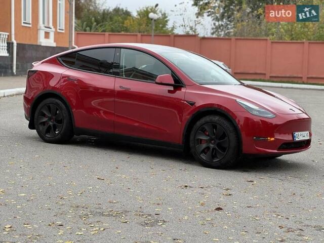 Красный Тесла Model Y, объемом двигателя 0 л и пробегом 84 тыс. км за 25800 $, фото 2 на Automoto.ua