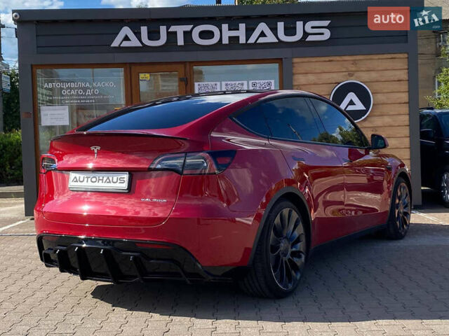 Красный Тесла Model Y, объемом двигателя 0 л и пробегом 24 тыс. км за 34999 $, фото 5 на Automoto.ua