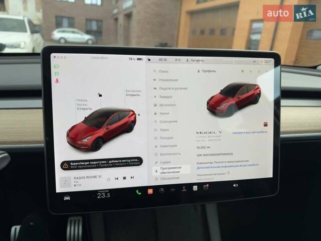 Червоний Тесла Model Y, об'ємом двигуна 0 л та пробігом 10 тис. км за 26500 $, фото 12 на Automoto.ua