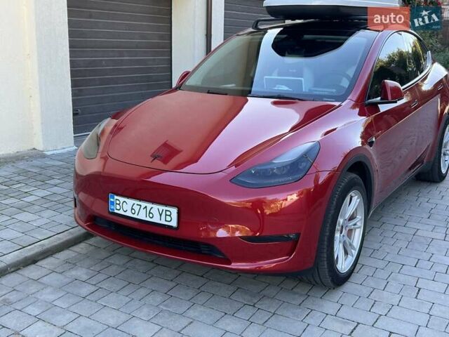 Красный Тесла Model Y, объемом двигателя 0 л и пробегом 46 тыс. км за 28888 $, фото 33 на Automoto.ua