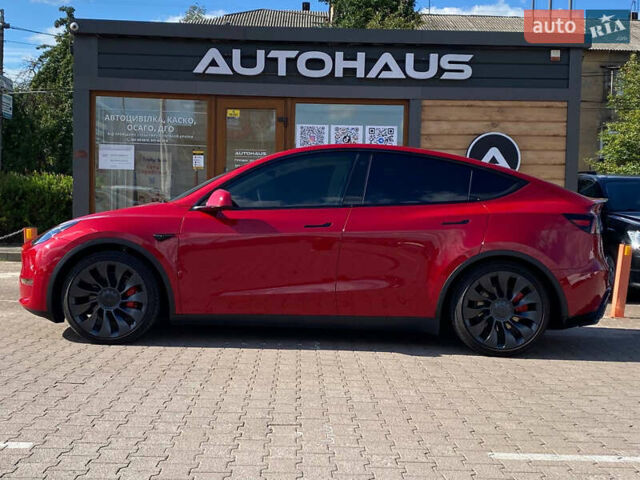 Красный Тесла Model Y, объемом двигателя 0 л и пробегом 24 тыс. км за 34999 $, фото 4 на Automoto.ua