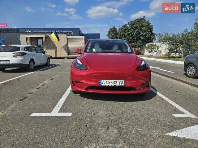 Красный Тесла Model Y, объемом двигателя 0 л и пробегом 1 тыс. км за 33500 $, фото 19 на Automoto.ua