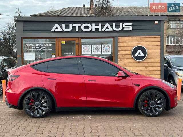 Красный Тесла Model Y, объемом двигателя 0 л и пробегом 24 тыс. км за 32999 $, фото 3 на Automoto.ua