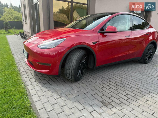 Красный Тесла Model Y, объемом двигателя 0 л и пробегом 25 тыс. км за 28300 $, фото 10 на Automoto.ua