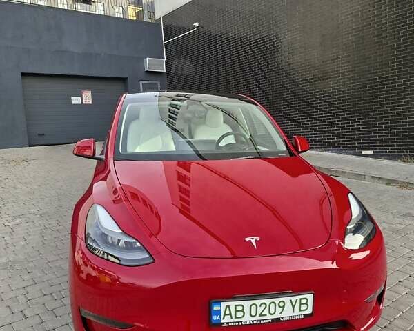 Тесла Model Y 2023 в Виннице на Automoto.ua Красный Тесла Model Y, объемом двигателя 0 л и пробегом 27 тыс. км за 31500 $, фото 14 на Automoto.ua