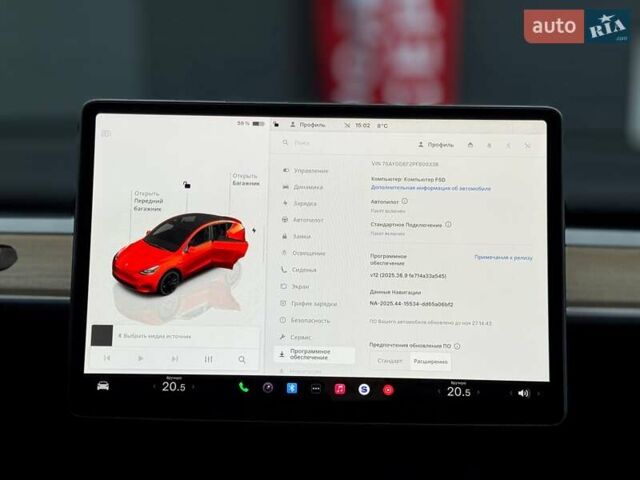 Красный Тесла Model Y, объемом двигателя 0 л и пробегом 15 тыс. км за 35000 $, фото 21 на Automoto.ua