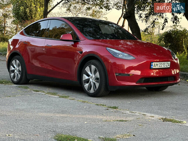 Красный Тесла Model Y, объемом двигателя 0 л и пробегом 39 тыс. км за 27700 $, фото 2 на Automoto.ua