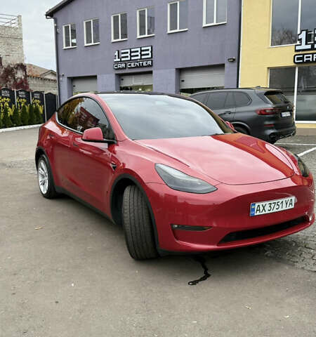 Червоний Тесла Model Y, об'ємом двигуна 0 л та пробігом 33 тис. км за 27700 $, фото 1 на Automoto.ua