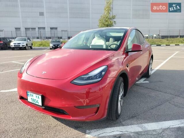 Красный Тесла Model Y, объемом двигателя 0 л и пробегом 30 тыс. км за 27300 $, фото 3 на Automoto.ua