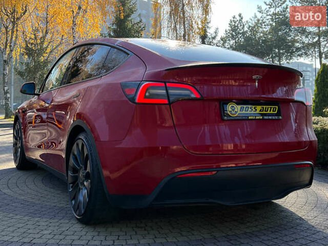 Красный Тесла Model Y, объемом двигателя 0 л и пробегом 26 тыс. км за 29800 $, фото 4 на Automoto.ua
