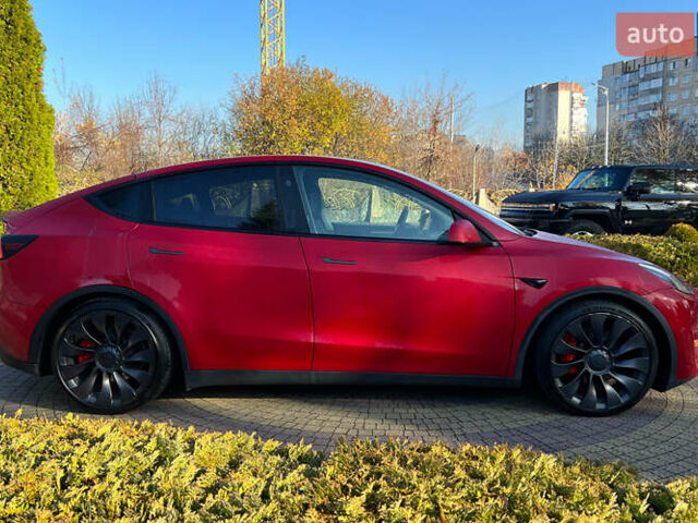 Красный Тесла Model Y, объемом двигателя 0 л и пробегом 26 тыс. км за 29800 $, фото 7 на Automoto.ua