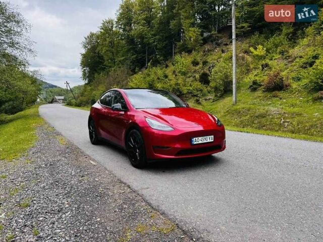 Красный Тесла Model Y, объемом двигателя 0 л и пробегом 53 тыс. км за 24800 $, фото 15 на Automoto.ua