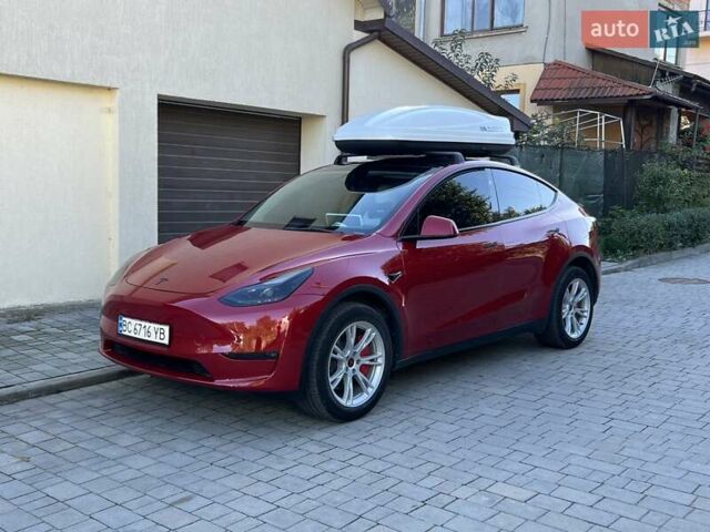 Красный Тесла Model Y, объемом двигателя 0 л и пробегом 46 тыс. км за 28888 $, фото 35 на Automoto.ua